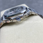 PPF Factory Patek Philippe Nautilus 5980 40.5mm Full Steel Light Blue Dial (9) PPF Factory Patek Philippe Nautilus 5980/1A-014 40.5mm Full Steel Light Blue Dial