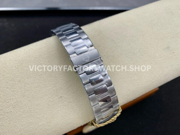 PPF Factory Patek Philippe Nautilus 5980 40.5mm Full Steel White Dial (2) PPF Factory Patek Philippe Nautilus 5980/1A-014 40.5mm Full Steel White Dial