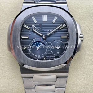 PPF Factory Patek Philippe Nautilus Tiffany & Co 5712-1A-001 Blue Dial (1) Patek Philippe Nautilus Tiffany blue full steel PPF Factory