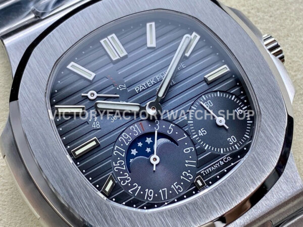 PPF Factory Patek Philippe Nautilus Tiffany & Co 5712/1A-001 Full Steel Blue Dial