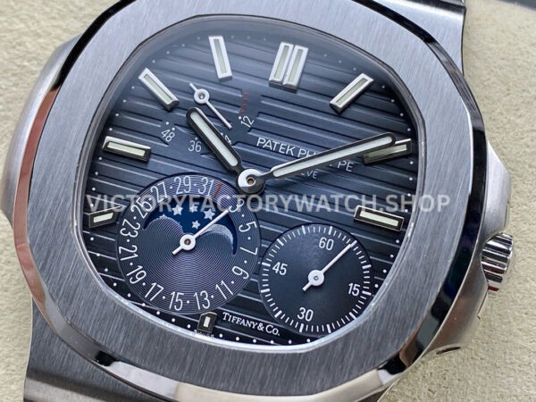 PPF Factory Patek Philippe Nautilus Tiffany & Co 5712/1A-001 Full Steel Blue Dial