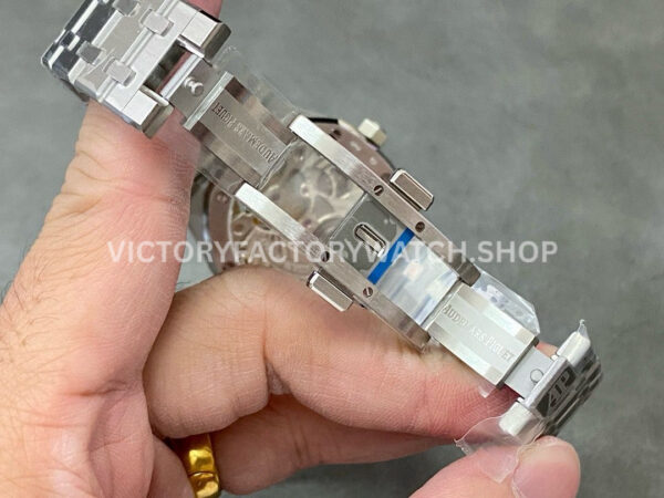 R8 Factory Audemars Piguet Royal Oak Tourbillon 26522ST.OO.1220ST.01 41mm Full Steel Purple Dial (1) R8 Factory Audemars Piguet Royal Oak Tourbillon 26522ST.OO.1220ST.01 41mm Full Steel Purple Dial