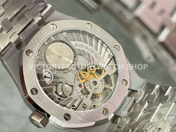 R8 Factory Audemars Piguet Royal Oak Tourbillon 26522ST.OO.1220ST.01 41mm Full Steel Purple Dial ( (5) R8 Factory Audemars Piguet Royal Oak Tourbillon 26522ST.OO.1220ST.01 41mm Full Steel Purple Dial
