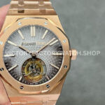 R8 Factory Audemars Piguet Royal Oak Tourbillon 26530OR.OO.1220OR.01 41mm Full Steel Grey Dial (7) AP tourbillon grey rose gold