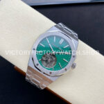 R8 Factory Audemars Piguet Royal Oak Tourbillon 26534TI.OO.1220TI.01 41mm Full Steel Green Dial (9) R8 Factory Audemars Piguet Royal Oak Tourbillon 26534TI.OO.1220TI.01 41mm Full Steel Green Dial