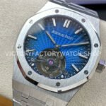 R8 Factory Audemars Piguet Royal Oak Tourbillon 26730TI.OO.1320TI.04 41mm Full Steel Blue Dial