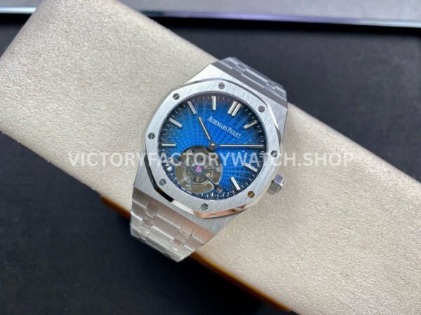 R8 Factory Audemars Piguet Royal Oak Tourbillon 26730TI.OO.1320TI.04 41mm Full Steel Blue Dial