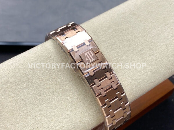 THB Factory Audemars Piguet Royal Oak Double Balance ( (9) THB Factory Audemars Piguet Royal Oak Double Balance Wheel Openworked 15407OR.OO.1220OR.01 41mm Full Rose Gold Skeletonized Dial