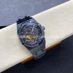 THB Factory Audemars Piguet Royal Oak Double Balance Wheel Openworked 15416CE.OO.1225CE.01 41mm Full Ceramics Rose Gold Skeletonized Dial