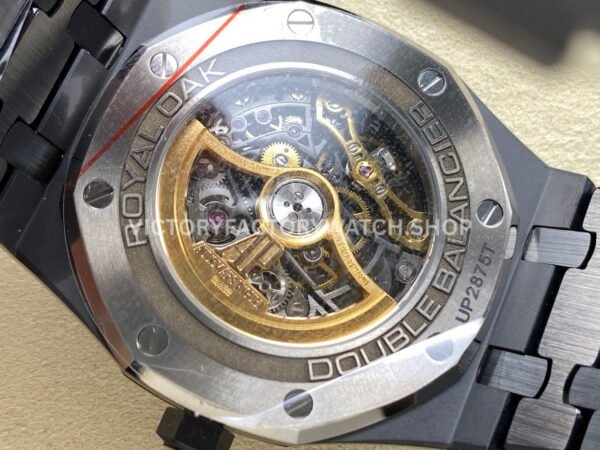 THB Factory Audemars Piguet Royal Oak Double Balance Wheel Openworked 15416CE.OO.1225CE.01 41mm Full Ceramics Rose Gold Skeletonized Dial