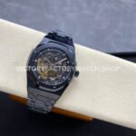 THB Factory Audemars Piguet Royal Oak Double Balance Wheel Openworked 15416CE.OO.1225CE.01 41mm Full Ceramics Rose Gold Skeletonized Dial