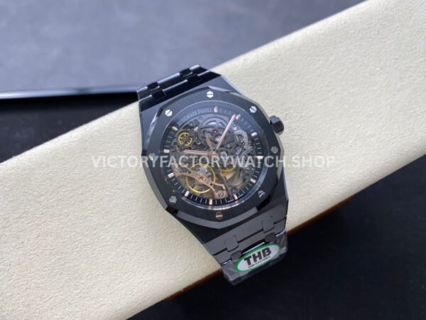 THB Factory Audemars Piguet Royal Oak Double Balance Wheel Openworked 15416CE.OO.1225CE.01 41mm Full Ceramics Skeletonized Dial