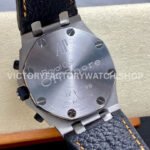 TK Factory Audemars Piguet Royal Oak Offshore Chronograph Volcano 26170ST.OO.D101CR.01 42mm Steel Leather Strap Orange Arabic Numerals Black Dial