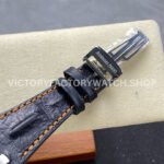 TK Factory Audemars Piguet Royal Oak Offshore Chronograph Volcano 26170ST.OO.D101CR.01 42mm Steel Leather Strap Orange Arabic Numerals Black Dial