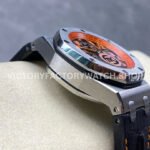 TK Factory Audemars Piguet Royal Oak Offshore Chronograph Volcano 26170ST.OO.D101CR.01 42mm Steel Leather Strap Orange Arabic Numerals Black Dial