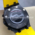 TK Factory Audemars Piguet Royal Oak Offshore (4) TK Factory Audemars Piguet Royal Oak Offshore Chronograph 26176FO.OO.D101CR.02 42mm Carbon Fiber Yellow Rubber Strap Arabic Numerals Black Dial