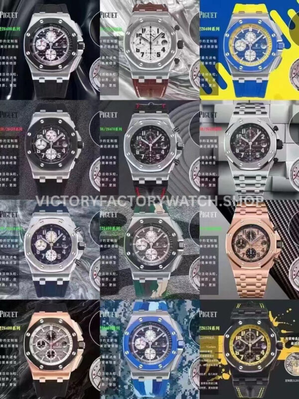 TK Factory Audemars Piguet Royal Oak Offshore TK Factory Audemars Piguet Royal Oak Offshore Chronograph 26176FO.OO.D101CR.02 42mm Carbon Fiber Yellow Rubber Strap Arabic Numerals Black Dial