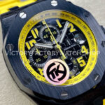 TK Factory Audemars Piguet Royal Oak Offshore (8) TK Factory Audemars Piguet Royal Oak Offshore Chronograph 26176FO.OO.D101CR.02 42mm Carbon Fiber Yellow Rubber Strap Arabic Numerals Black Dial