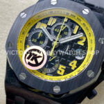 TK Factory Audemars Piguet Royal Oak Offshore Chron (7) TK Factory Audemars Piguet Royal Oak Offshore Chronograph 26176FO.OO.D101CR.02 42mm Carbon Fiber Leather Strap Arabic Numerals Black Dial
