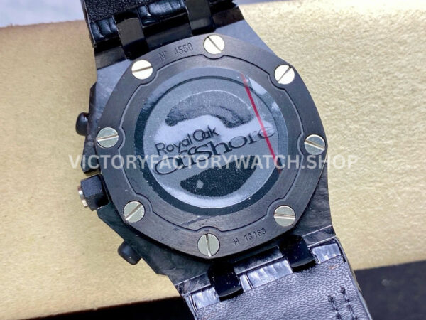 TK Factory Audemars Piguet Royal Oak Offshore Chron (9) TK Factory Audemars Piguet Royal Oak Offshore Chronograph 26176FO.OO.D101CR.02 42mm Carbon Fiber Leather Strap Arabic Numerals Black Dial