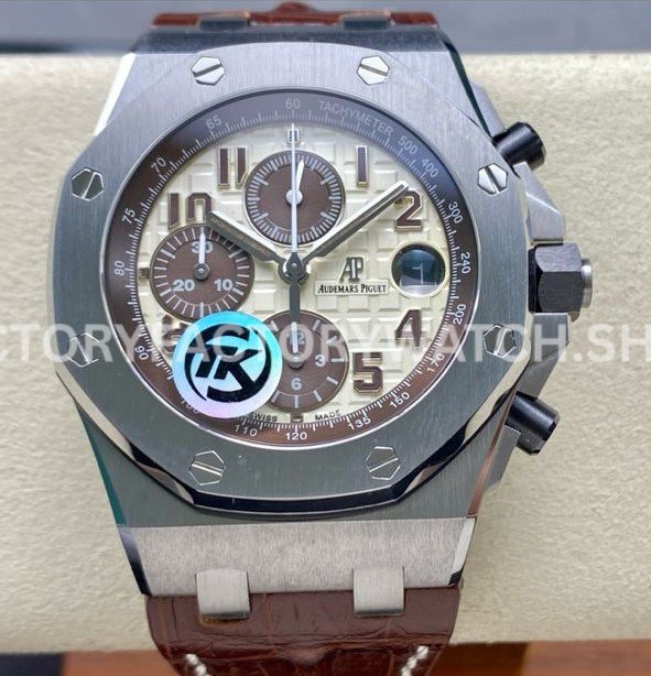 TK Factory Audemars Piguet Royal Oak Offshore Chronogr (4) AP 26470ST champagne dial