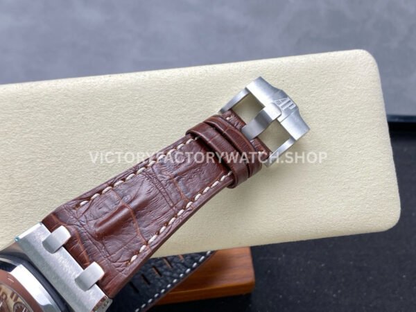 TK Factory Audemars Piguet Royal Oak Offshore Chronogr (8) TK Factory Audemars Piguet Royal Oak Offshore Chronograph 26470ST.OO.A801CR.01 42mm Steel Leather Strap Arabic Numerals Champagne Dial