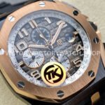 TK Factory Audemars Piguet Royal Oak Offshore Chronograph 26405NR.OO.A002CA.01 44mm Rubber Strap Arabic Numerals Grey Dial