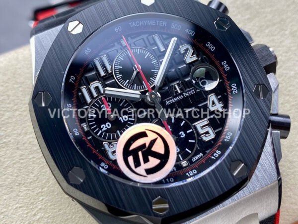 TK Factory Audemars Piguet Royal Oak Offshore Chronograph 26470SO.OO.A002CA.01 42mm Steel Rubber Strap Arabic Numerals Black Dial