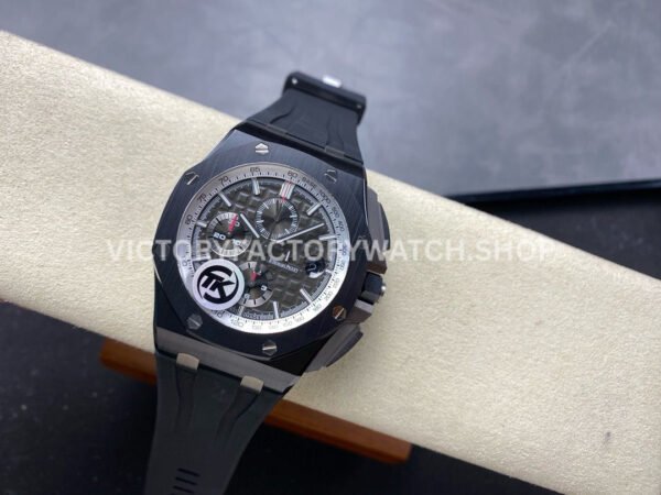 TK Factory Audemars Piguet Royal Oak Offshore Chronograph 26405CE.OO.A002CA.01 44mm Ceramic Rubber Strap Arabic Numerals Grey Dial