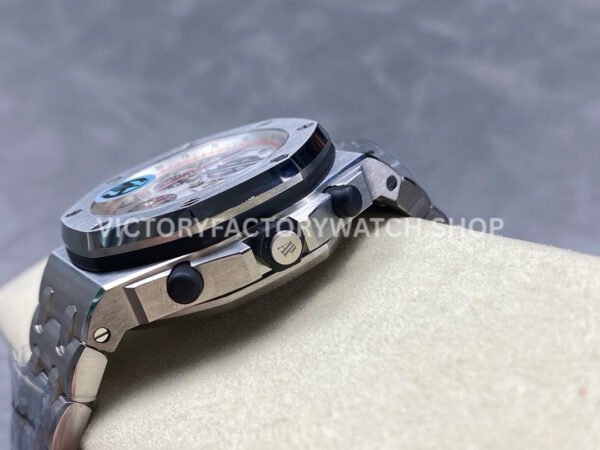 TK Factory Audemars Piguet Royal Oak Offshore Chronograph 26170ST.OO.D101CR.02 44mm Full Steel Arabic Numerals White Dial