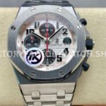 AP offshore white dial arabic