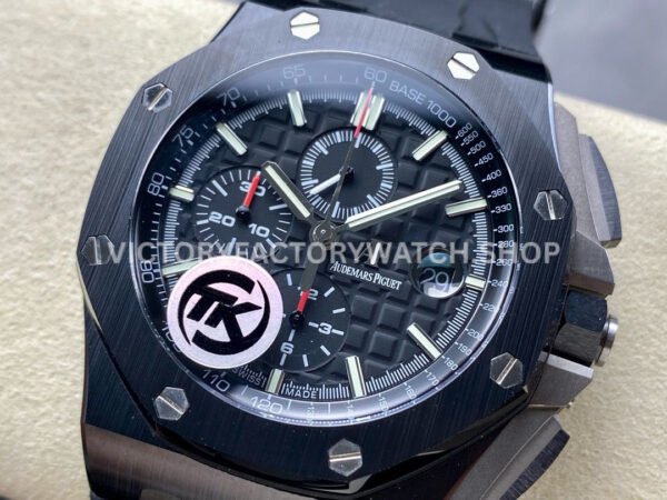 TK Factory Audemars Piguet Royal Oak Offshore Chronograph 26400AU.OO.A002CA.01 44mm Ceramic Rubber Strap Black Dial