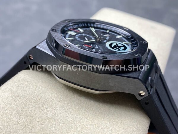 TK Factory Audemars Piguet Royal Oak Offshore Chronograph 26400AU.OO.A002CA.01 44mm Ceramic Rubber Strap Black Dial