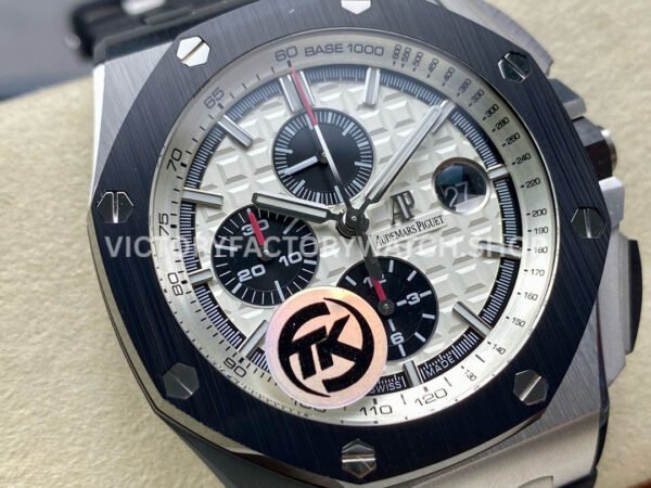 TK Factory Audemars Piguet Royal Oak Offshore Chronograph 26400SO.OO.A002CA.01 44mm Steel Rubber Strap Silver Dial
