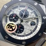 TK Factory Audemars Piguet Royal Oak Offshore Chronograph 26400SO.OO.A002CA.01 44mm Steel Rubber Strap Silver Dial
