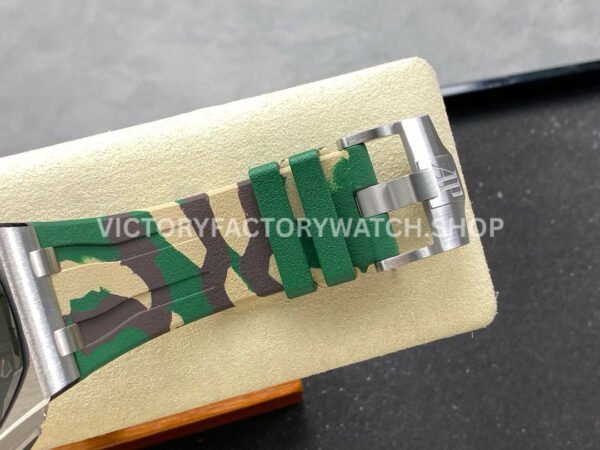 TK Factory Audemars Piguet Royal Oak Offshore Chronograph 26400SO.OO.A055CA.01 44mm Steel Rubber Strap Green Dial