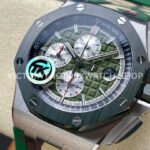 TK Factory Audemars Piguet Royal Oak Offshore Chronograph 26400SO.OO.A055CA.01 44mm Steel Rubber Strap Green Dial