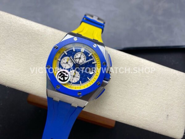 TK Factory Audemars Piguet Royal Oak Offshore Chronograph 26400SO.OO.A057CA.01 44mm Steel Rubber Strap Blue Dial