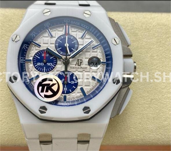 AP offshore white ceramic dial