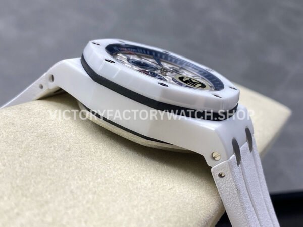 TK Factory Audemars Piguet Royal Oak Offshore Chronograph 26402CB.OO.A010CA.01 44mm Ceramic Rubber Strap White Dial