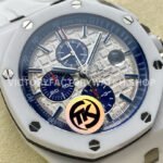 TK Factory Audemars Piguet Royal Oak Offshore Chronograph 26402CB.OO.A010CA.01 44mm Ceramic Rubber Strap White Dial
