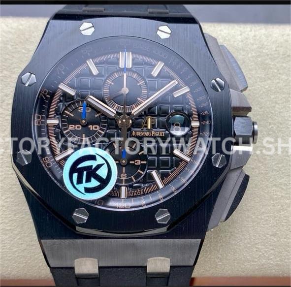 TK Factory Audemars Piguet Royal Oak Offshore Chronograph 26405CEOOA002CA02 (1) AP offshore rubber strap black