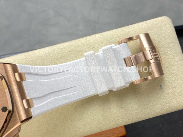 TK Factory Audemars Piguet Royal Oak Offshore Chronograph 26408OROOA010 (3) TK Factory Audemars Piguet Royal Oak Offshore Chronograph 26408OR.OO.A010CA.01 44mm Rose Gold Rubber Strap White Dial