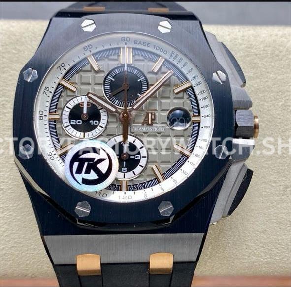 AP 26415CE grey ceramic dial