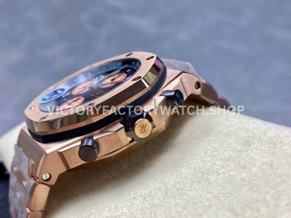 TK Factory Audemars Piguet Royal Oak Offshore Chronograph 26470 (3) TK Factory Audemars Piguet Royal Oak Offshore Chronograph 26470OR.OO.1000OR.03 42mm Full Rose Gold Arabic Numerals Black Dial