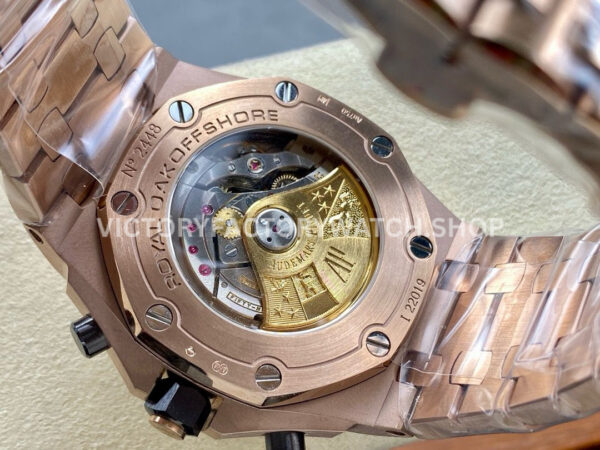 TK Factory Audemars Piguet Royal Oak Offshore Chronograph 26470 (7) TK Factory Audemars Piguet Royal Oak Offshore Chronograph 26470OR.OO.1000OR.03 42mm Full Rose Gold Arabic Numerals Black Dial