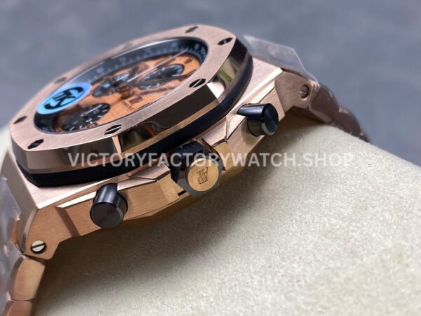TK Factory Audemars Piguet Royal Oak Offshore Chronograph 26470ORO (1) TK Factory Audemars Piguet Royal Oak Offshore Chronograph 26470OR.OO.1000OR.01 44mm Full Rose Gold Arabic Numerals Gold Dial