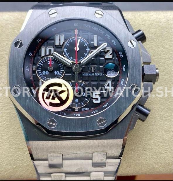 TK Factory Audemars Piguet Royal Oak Offshore Chronograph 26470STOO (5) AP 26470ST black arabic dial