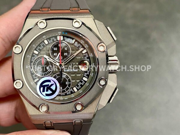 TK Factory Audemars Piguet Royal Oak Offshore Chronograph 26568IMOOA (3) AP titanium offshore grey dial
