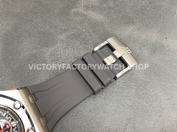 TK Factory Audemars Piguet Royal Oak Offshore Chronograph 26568IMOOA (4) TK Factory Audemars Piguet Royal Oak Offshore Chronograph 26568IM.OO.A004CA.01 44mm Titanium Grey Rubber Strap Grey Dial
